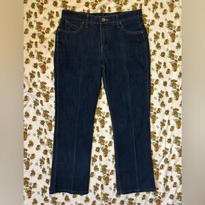 Wrangler Q-Baby No Gap Waistband Dark Blue Jeans Size 9/10 x 32